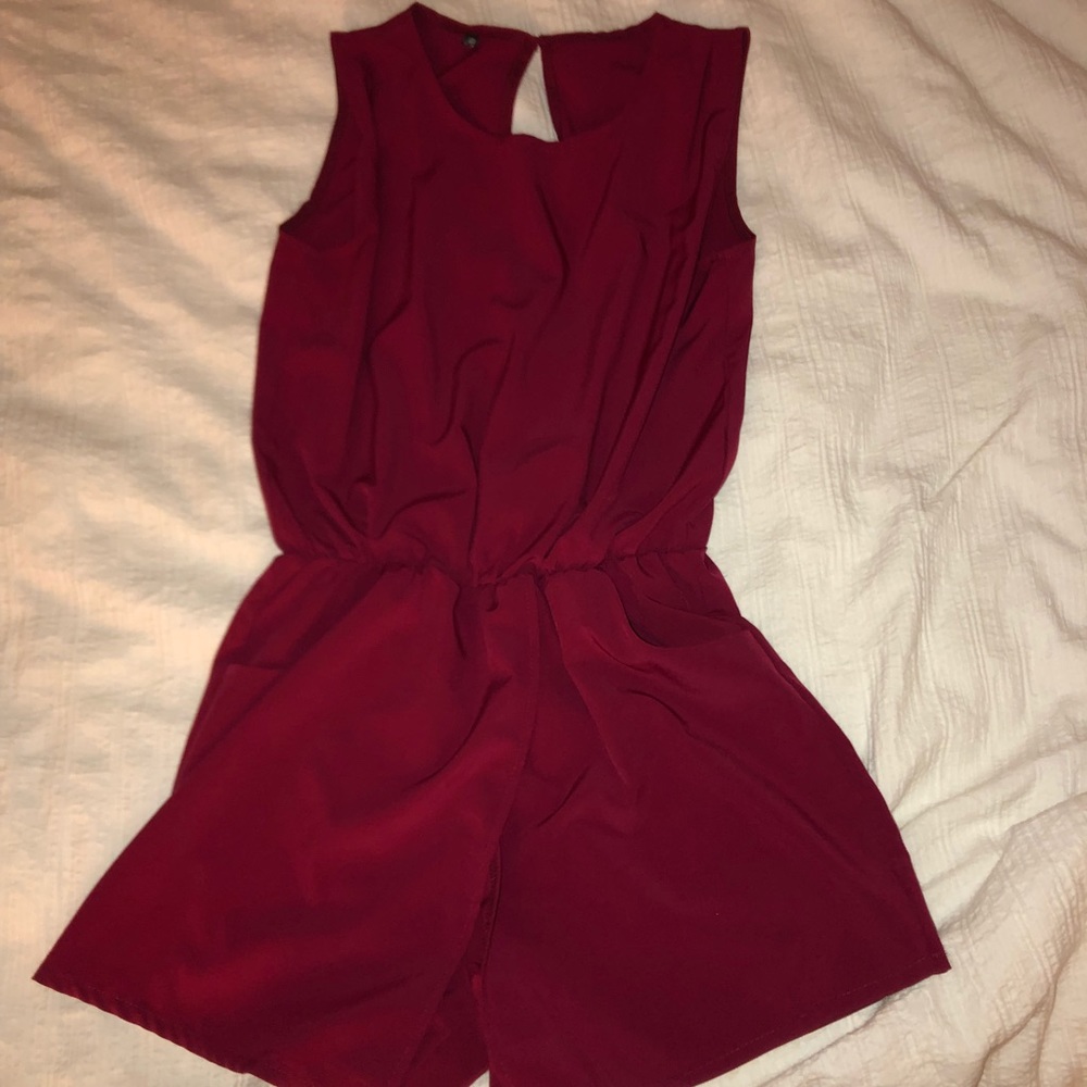 red romper